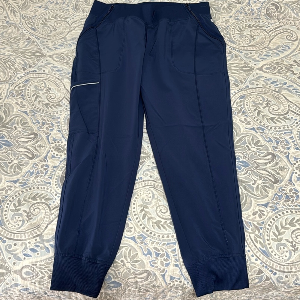 Infinity by Cherokee Jogger Scrub Pants Navy